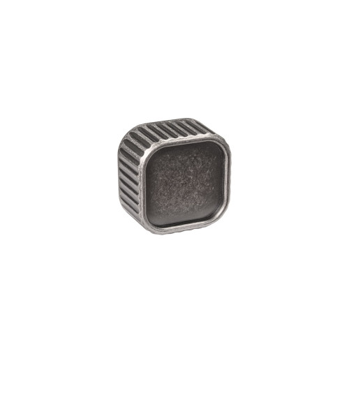 Bouton de meuble vieil argent WEGA poignée design