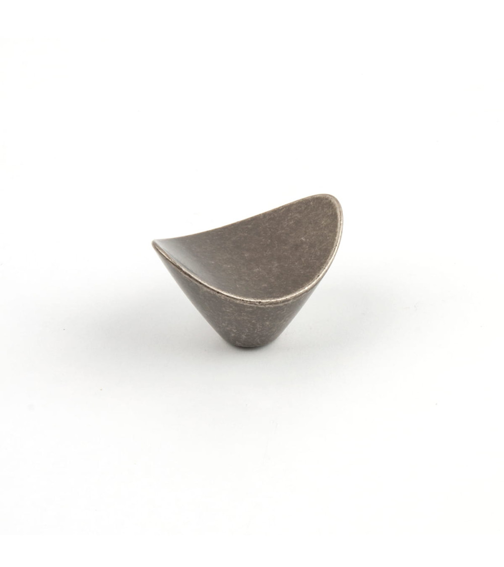 Bouton de meuble vieil argent DIUNA poignée design