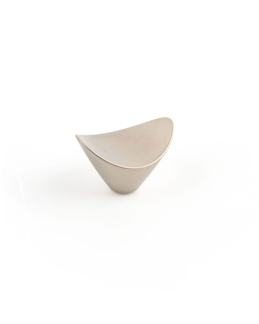 Bouton de meuble nickel satiné DIUNA poignée design