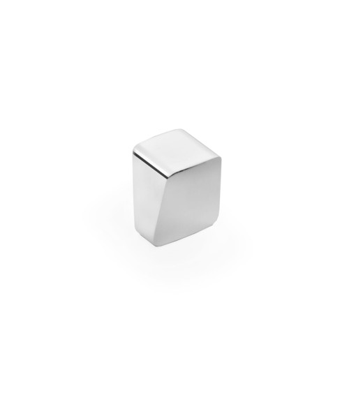 Bouton de meuble chrome poli ALVERO poignée design