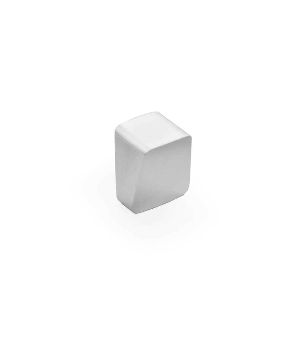 Bouton de meuble chrome satiné ALVERO poignée design