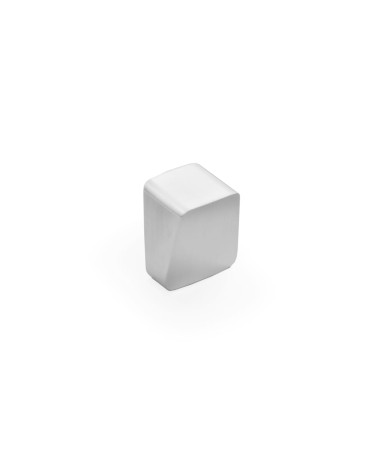 Bouton de meuble chrome satiné ALVERO poignée design
