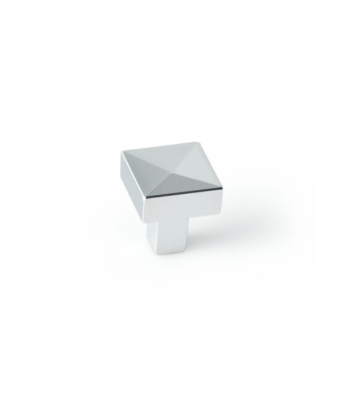 Bouton de meuble chrome poli REGGAE poignée design