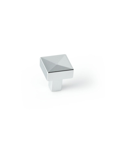 Bouton de meuble chrome poli REGGAE poignée design