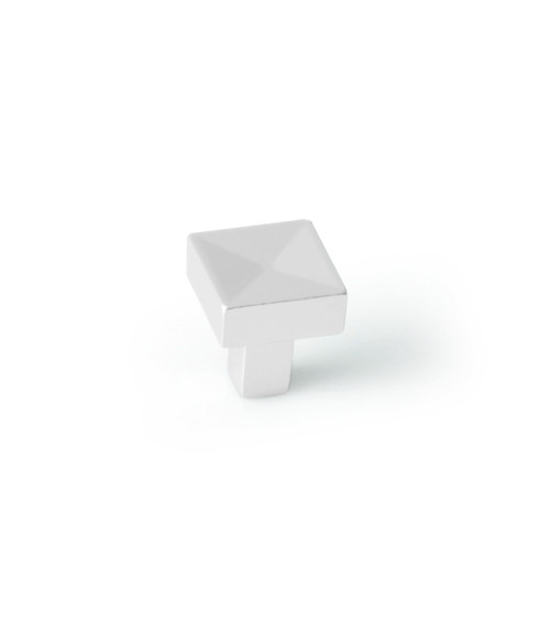 Bouton de meuble chrome satiné REGGAE poignée design