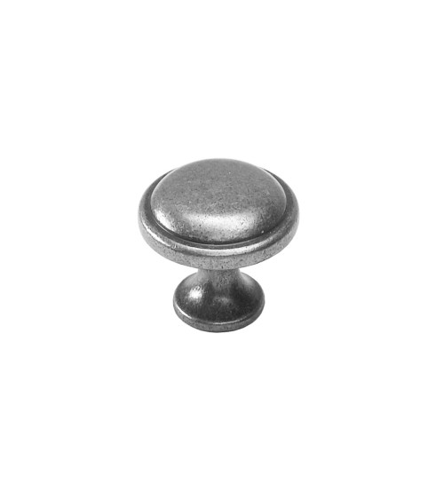 Bouton de meuble vieil argent IKAR poignée design
