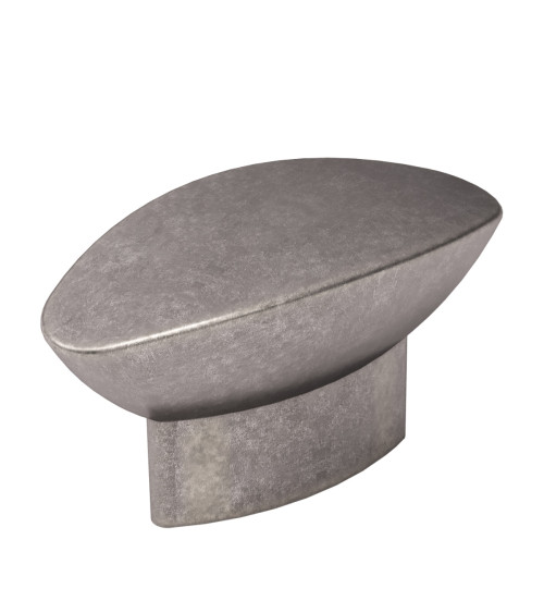 Bouton de meuble vieil argent CARLO poignée design