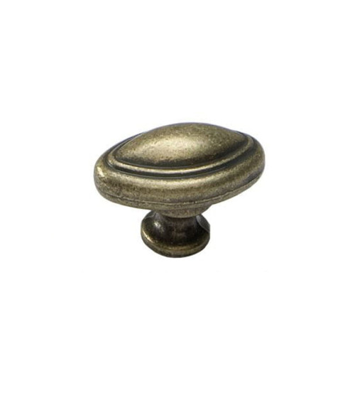 Bouton de meuble patine sur laiton DEMETER poignée design