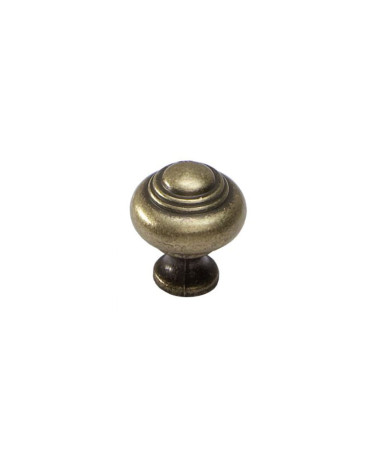 Bouton de meuble patine sur laiton HESTIA poignée design