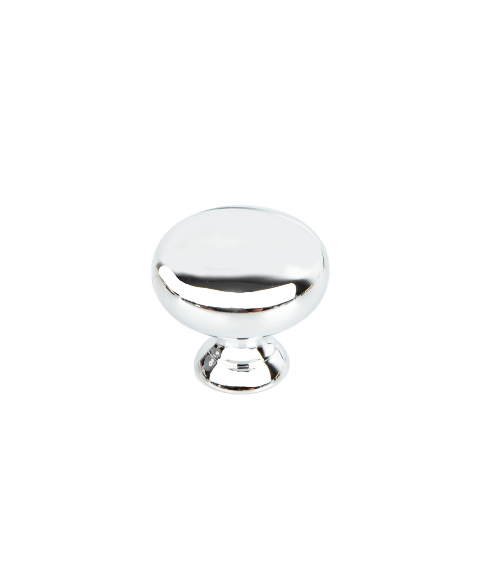 Bouton de meuble chrome poli TORONTO poignée design