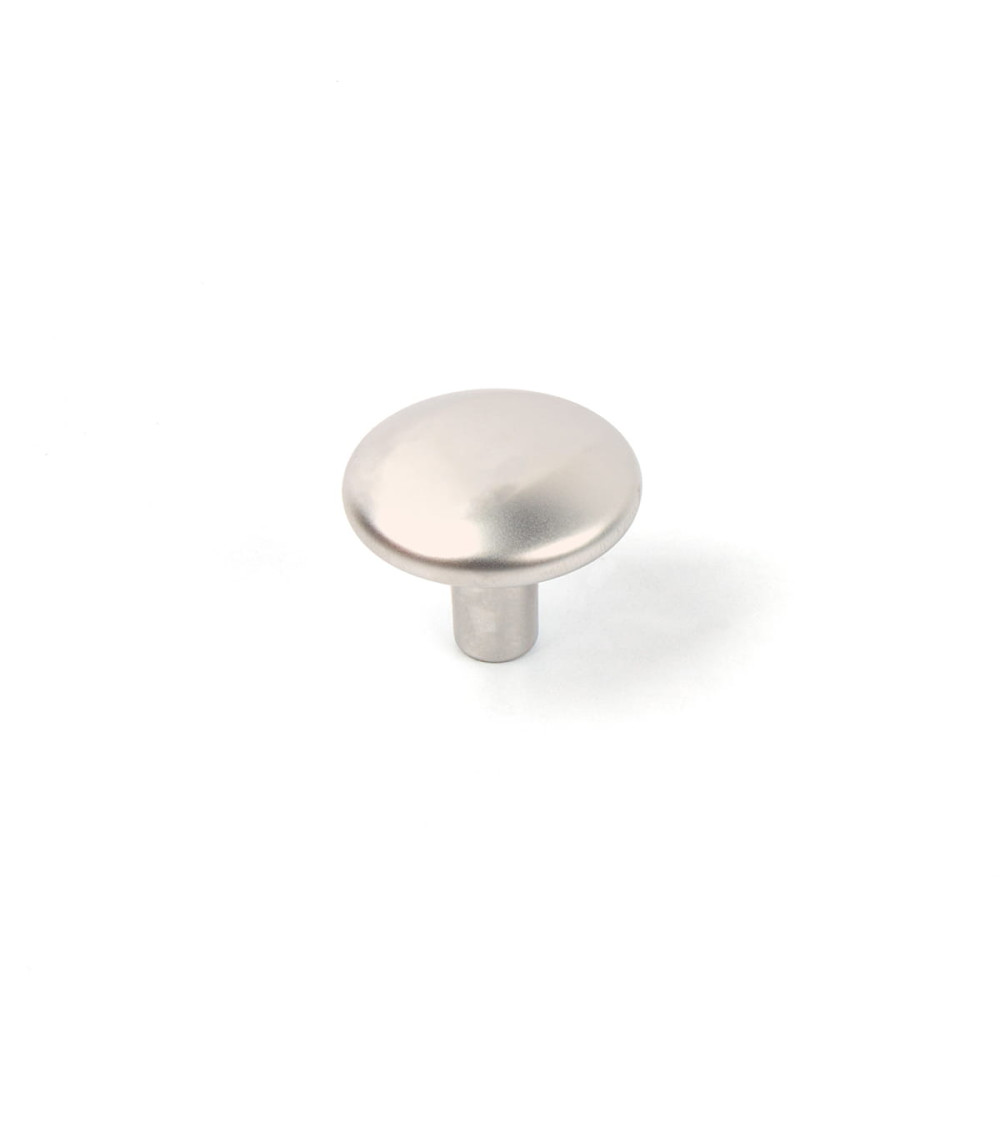 Bouton de meuble nickel satiné VIRGO poignée design