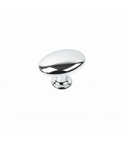 Bouton de meuble chrome poli NAPOLI poignée design