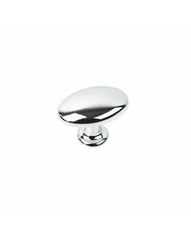 Bouton de meuble chrome poli NAPOLI poignée design