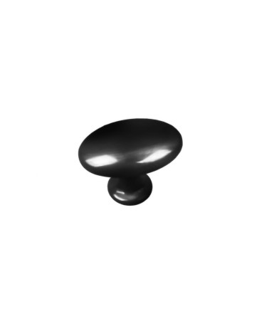 Bouton de meuble noir brillant NAPOLI poignée design