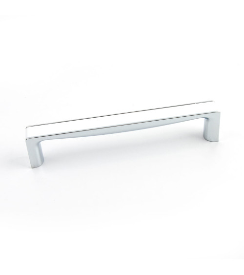 Poignée de meuble blanc brillant/chrome brillant TWIX poignée design
