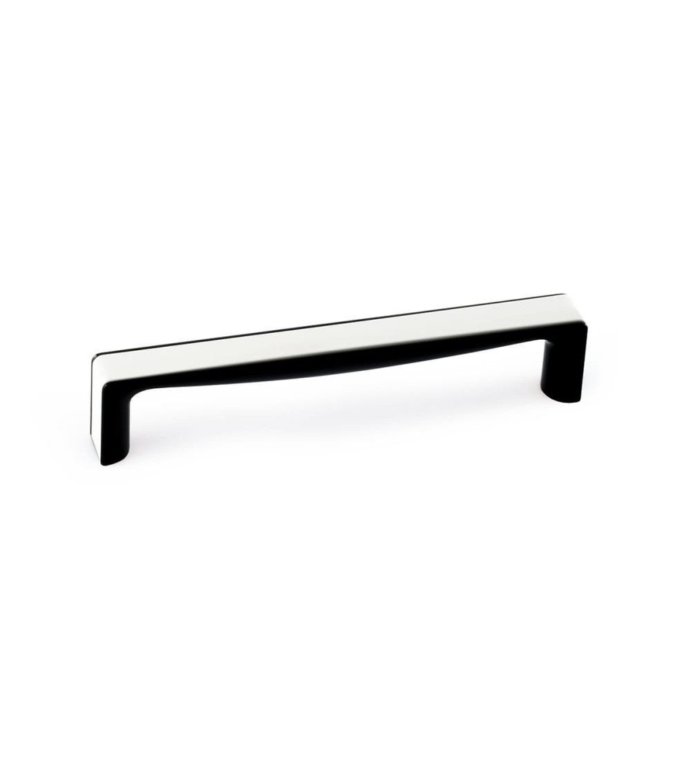 Poignée de meuble blanc brillant/noir brillant TWIX poignée design