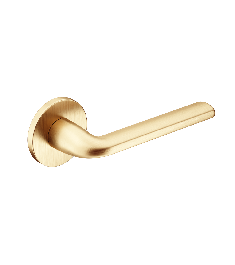 poignée de porte or mat une couleur originale