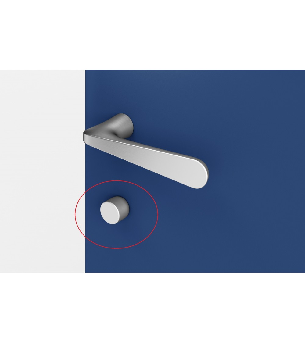 Rosace de porte VERUM pour WC (modèle Punto) -  poignée design