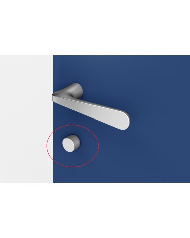 Rosace de porte VERUM pour WC (modèle Punto) -  poignée design