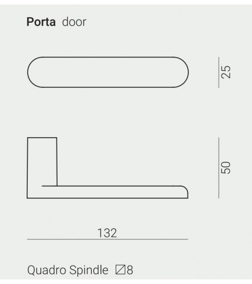 Poignée de porte ultra fine VERUM Pure, design minimaliste 2022 -  poignée design