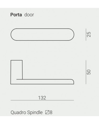 Poignée de porte ultra fine VERUM Pure, design minimaliste 2022 -  poignée design