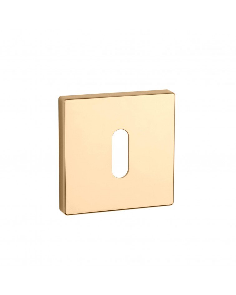 Rosace carrée clé de chambre OB quincaillerie design