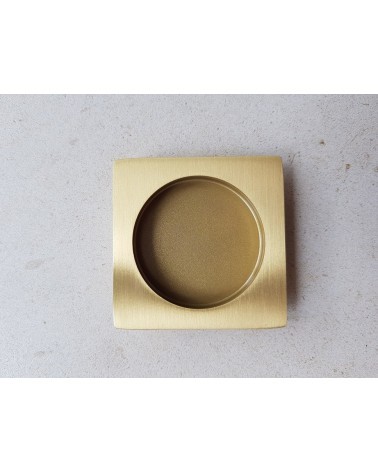 Poignée pour porte coulissante sobre MANDELLI 1108T poignée design couleur 1 posée sur une plaque