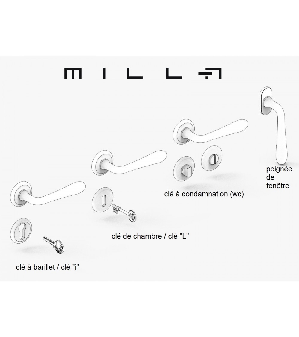 Rosace TUPAI 4048 Q 5S -  quincaillerie design