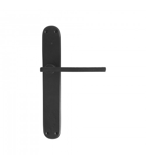 Poignée de porte contemporain sur plaque en bronze P2017 -  poignée design