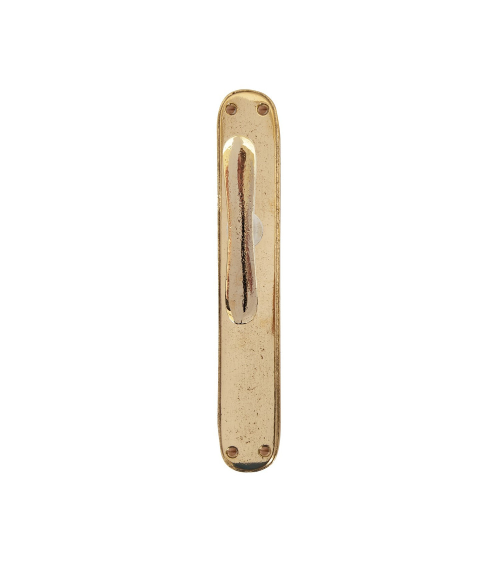 Poignée de porte rétro sur plaque longitudinale originale PHTT 40 -  quincaillerie design