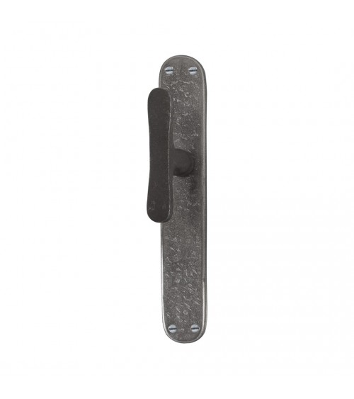 Poignée de porte rétro sur plaque longitudinale originale PHTT 40 -  quincaillerie design
