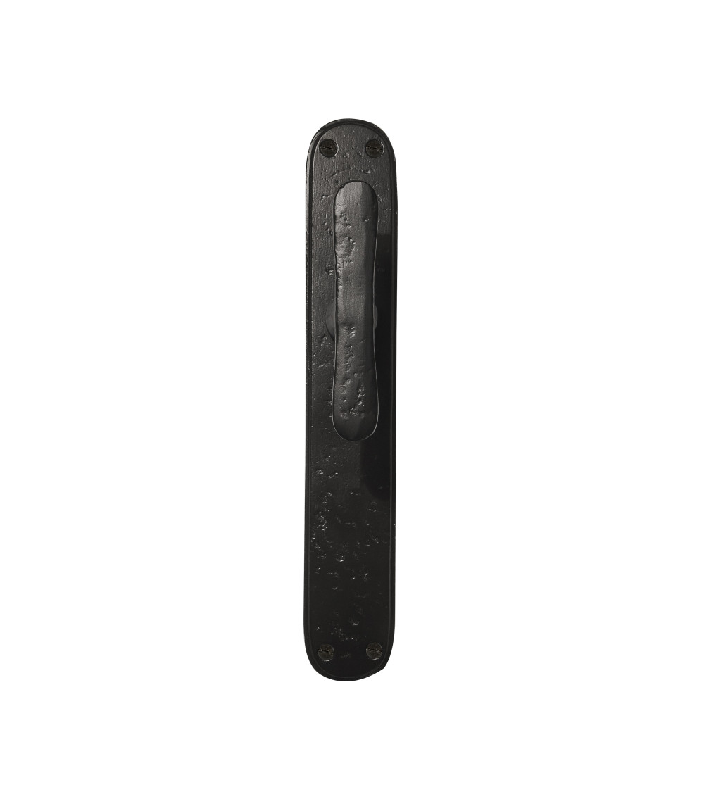 Poignée de porte rétro sur plaque longitudinale originale PHTT 40 -  quincaillerie design