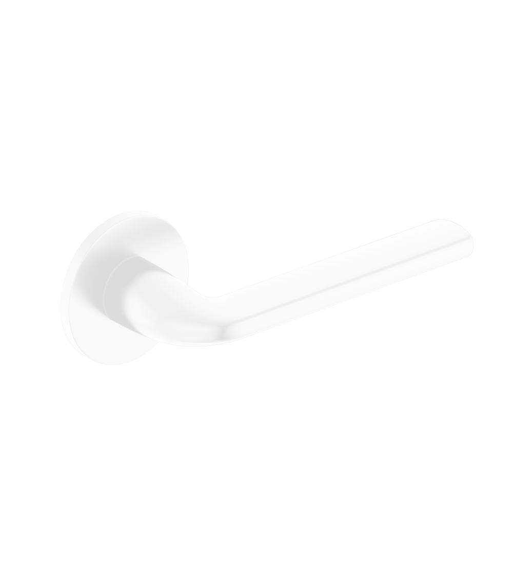 Poignée de porte blanche Scandi slim quincaillerie design