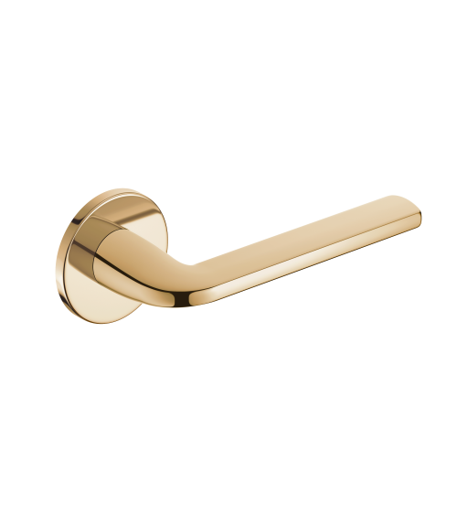 Poignée de porte or poli Scandi slim quincaillerie design