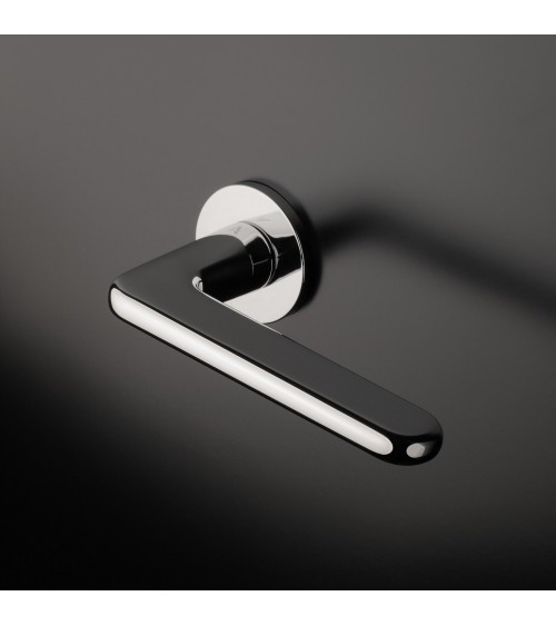 Poignée de porte chrome poli LIRA poignée design