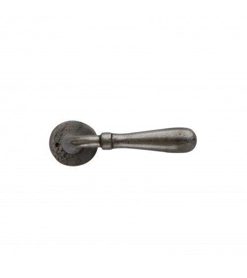 Poignée de porte chromé poli en fer 1200 -  quincaillerie design