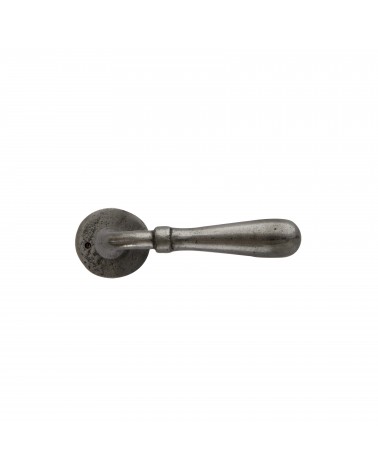 Poignée de porte chromé poli en fer 1200 -  quincaillerie design