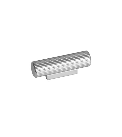 Bouton de meuble chrome poli AVANTI en T poignée design
