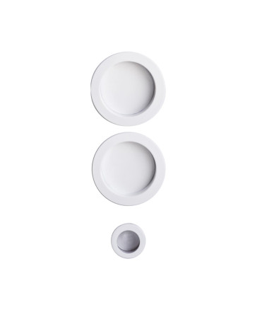 Poignée cuvette pour porte coulissante style moderne avec un tire doigt poignée design