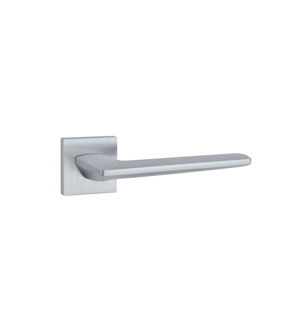 Poignée de porte chrome satiné LUNARIA poignée design