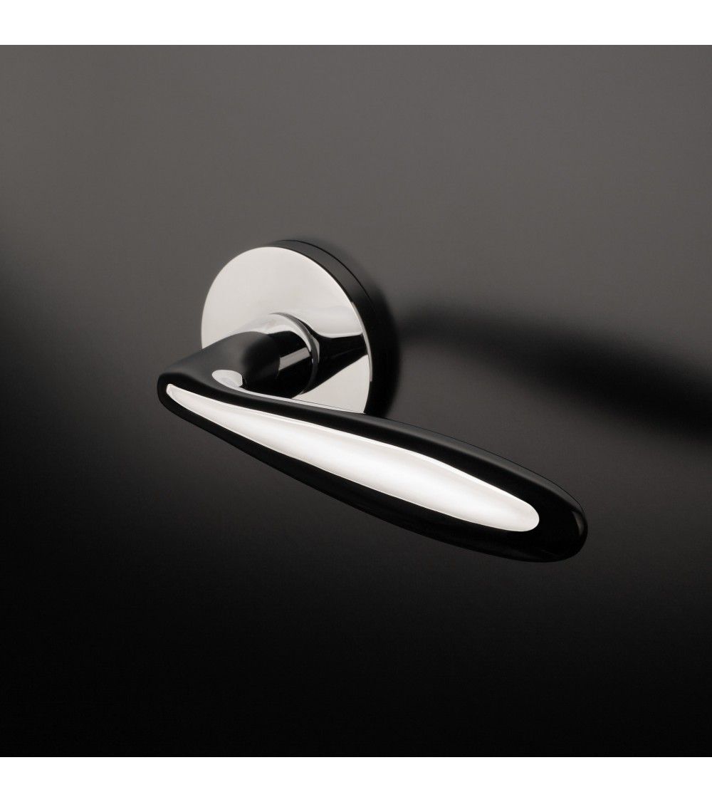 Poignée de porte chrome poli VERBENA poignée design