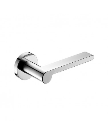 Poignée de porte chrome poli Pandora poignée design vue de haut inclinée