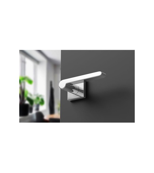 Poignée de porte chrome poli Pandora quincaillerie design