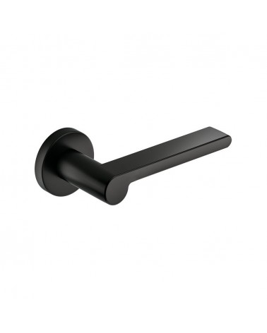 Poignée de porte noire Pandora poignée design vue de haut inclinée
