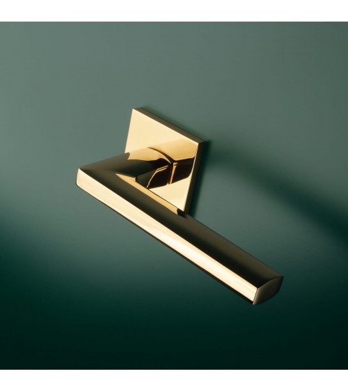 Poignée de porte or poli PYROLA quincaillerie design