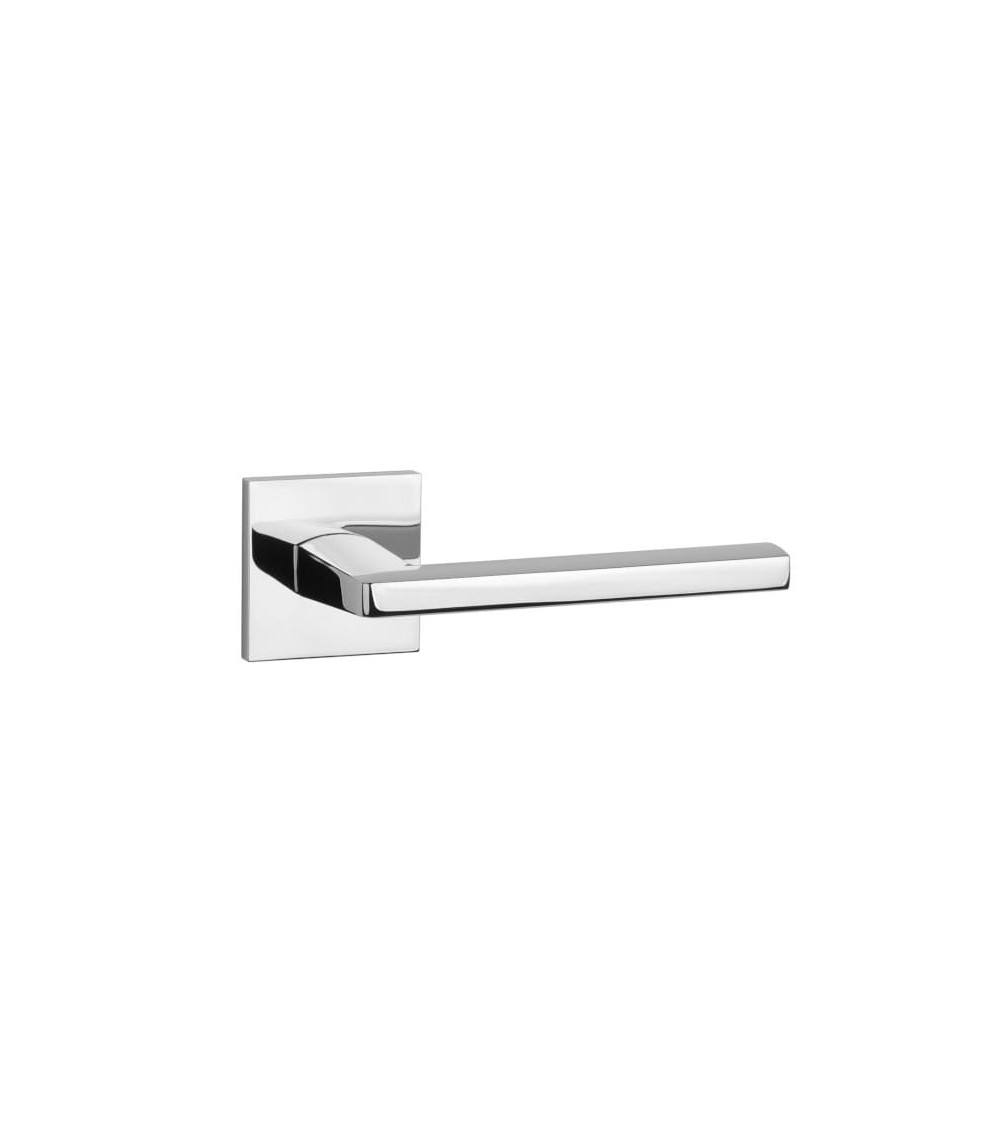 Poignée de porte chrome poli PYROLA quincaillerie design