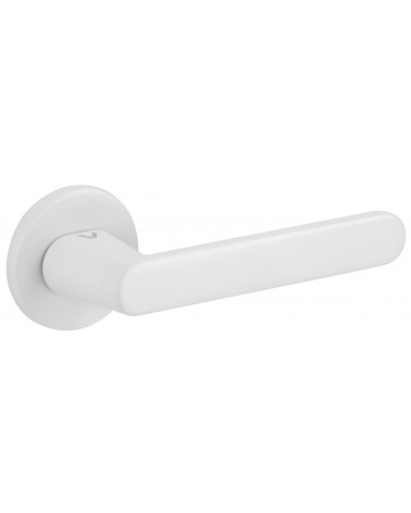 Poignée de porte blanche Nesh quincaillerie design