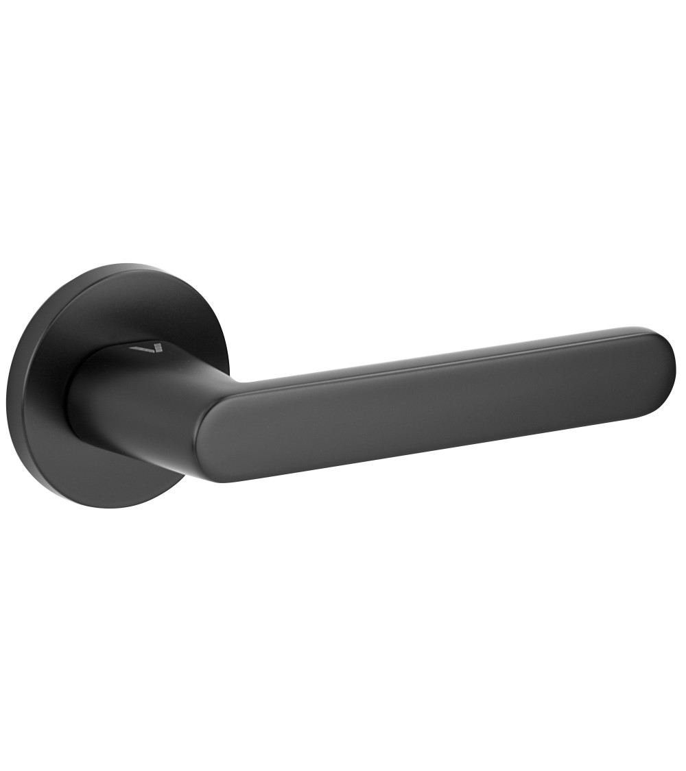 Poignée de porte noire Nesh quincaillerie design