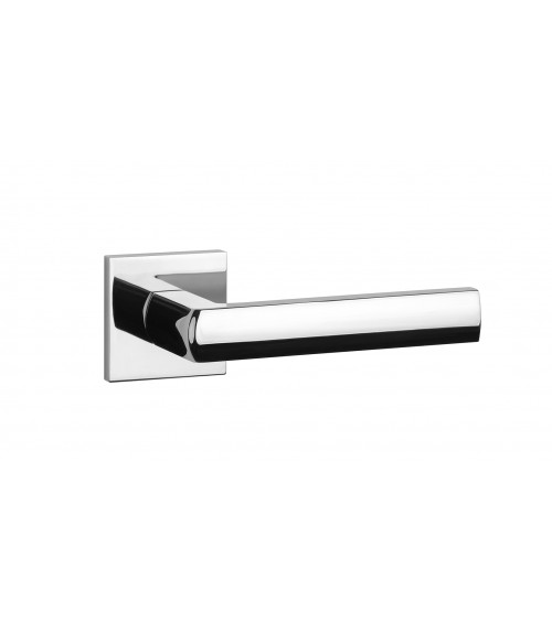 Poignée de porte chrome poli HOSTA quincaillerie design