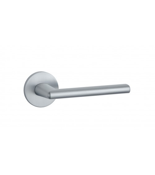 Poignée de porte chrome satiné KALMIA poignée design